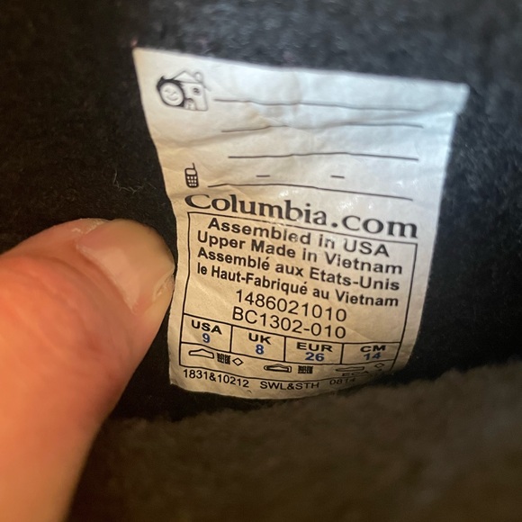 Columbia Unisex-Child Powderbug Plus Ii Snow Boot Size 10 - Picture 3 of 4